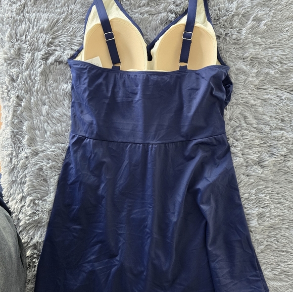 🆕️ Denim & Co Navy Swim Dress - Picture 5 of 8